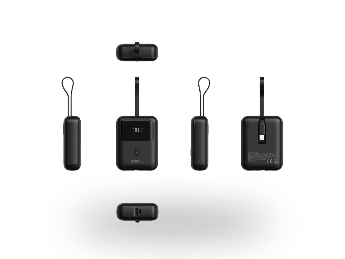 Built-in Cable Fast-Charge Power Bank - 10000mAh 30W (DG-H9)