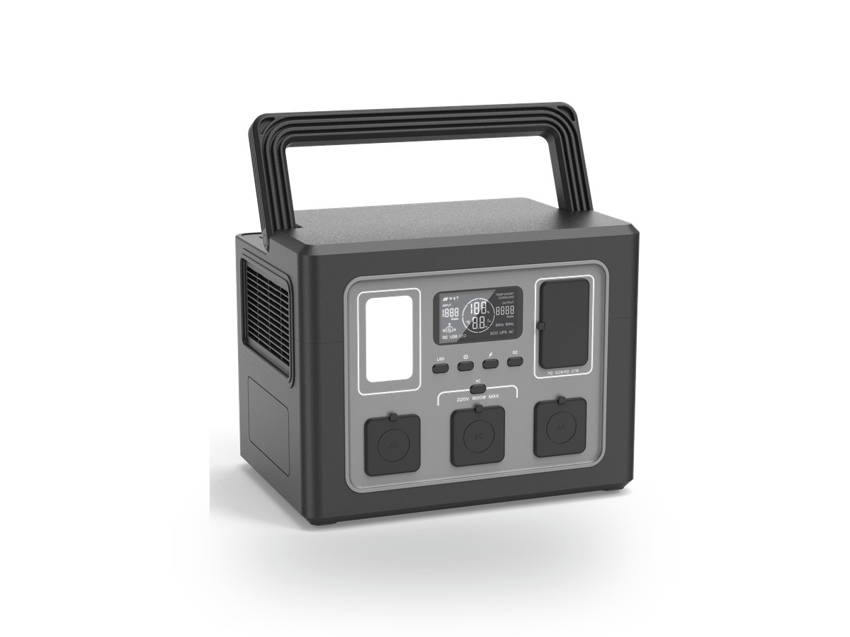 Portable Power Station - 1800W 1024Wh LiFePO4 with UPS (PPS1800-1)