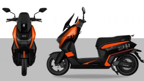 A14 Electric Moped/Scooter — single 2500W high-speed trim